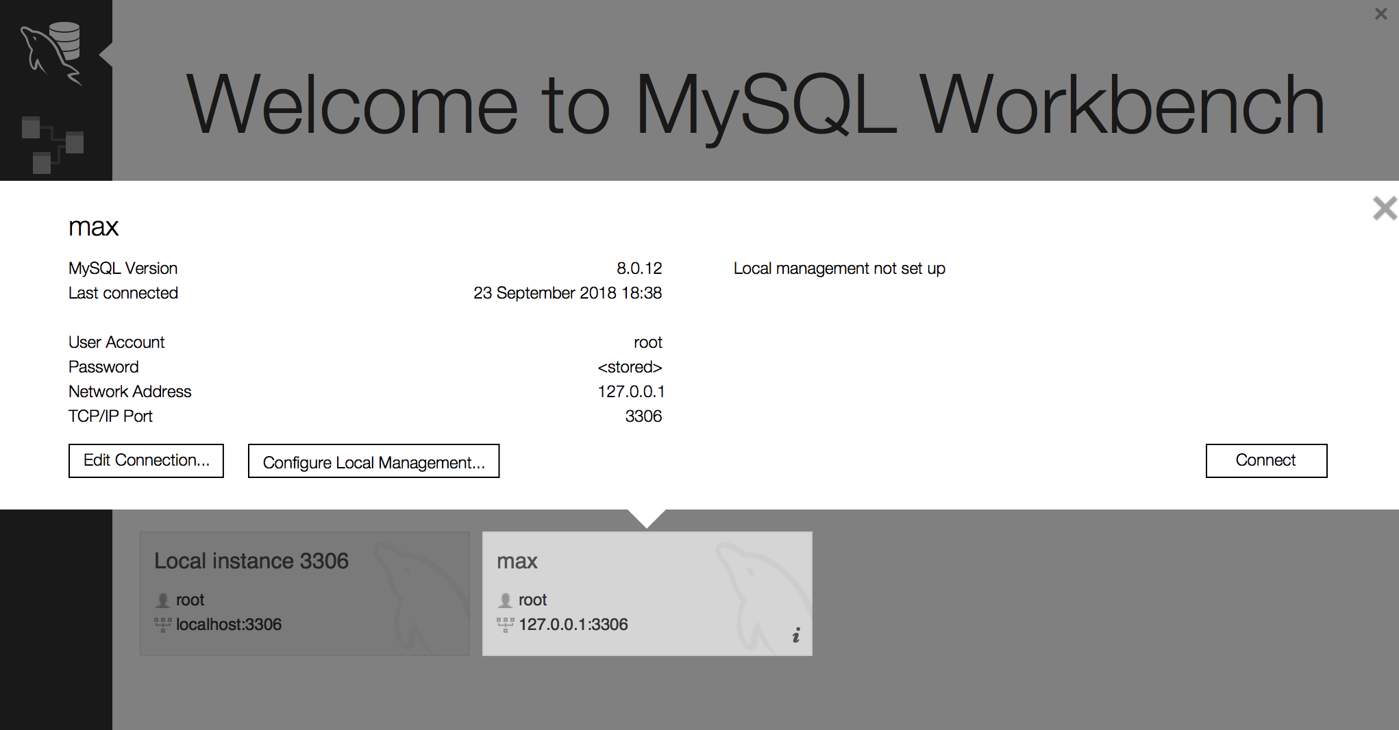 Mysql connect