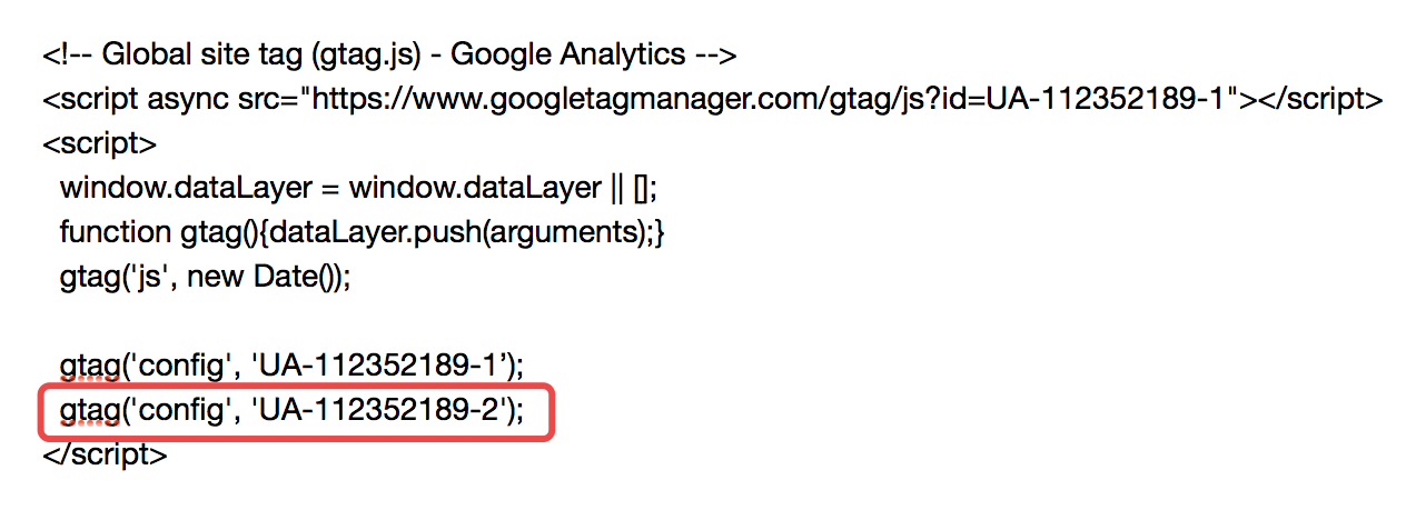GoogleAnalytics setting2