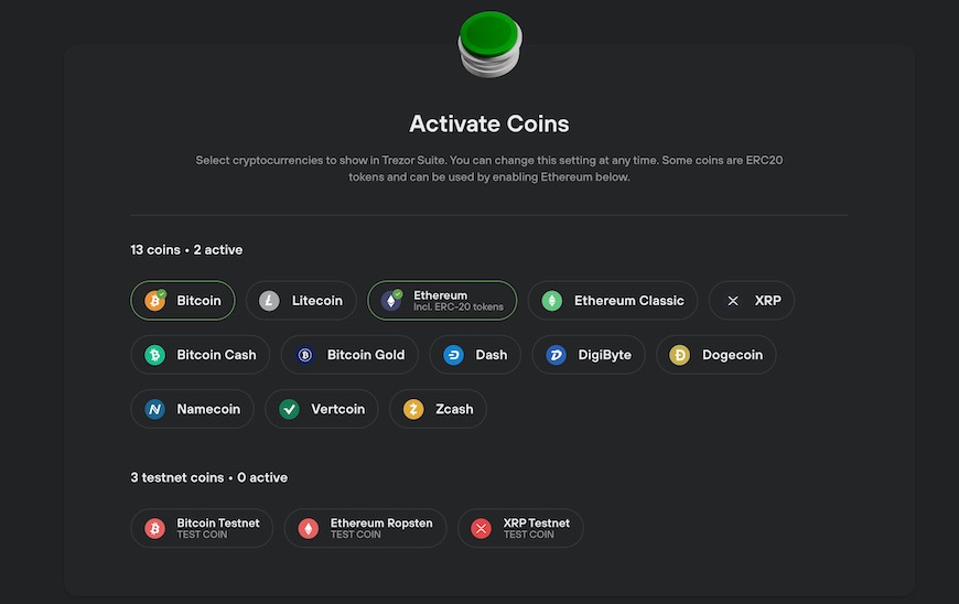 Trezor info 10