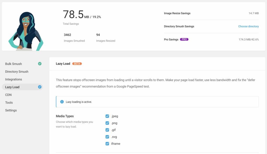 Wordpress 套件 Smush Lazy Load Wordpress 套件 Smush Lazy Load