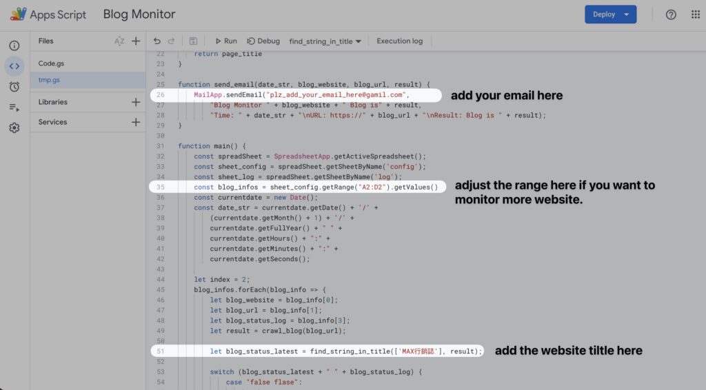 app script