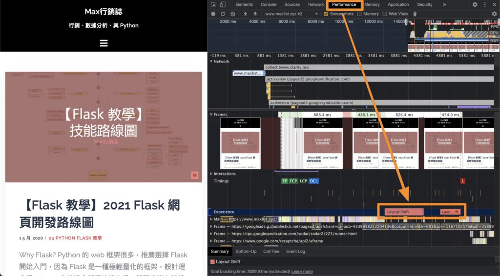 cls chrome dev