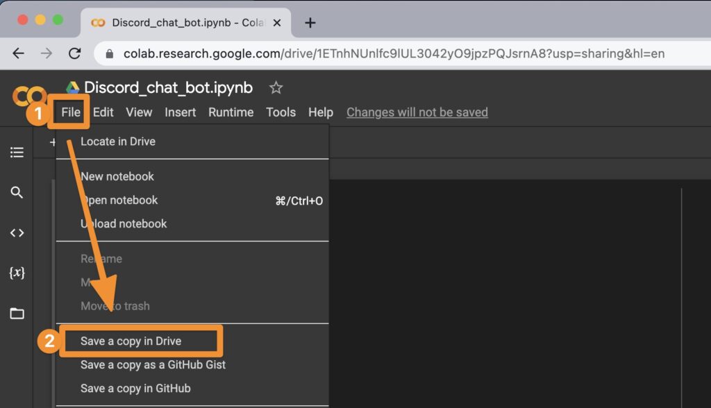 copy colab script