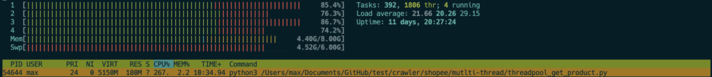 multi threading pool 90