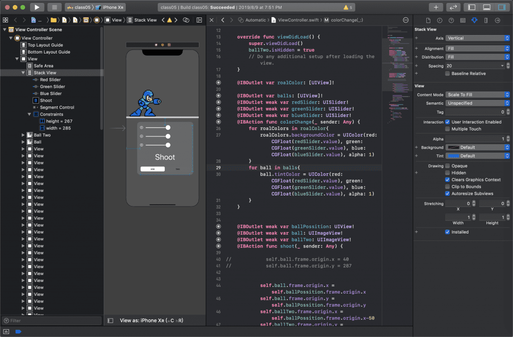 StackView練習
