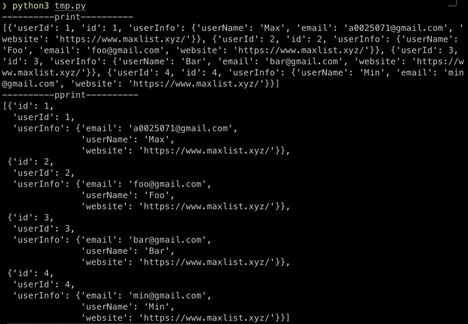 [Python教學] pprint vs print? 學著使用 pprint 來美化 output - Max行銷誌